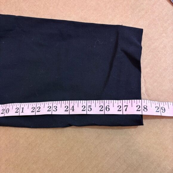 Eileen Fisher, The Fisher Project, Black Tapered Wool Pant Silk Waistband Medium - Picture 12 of 12